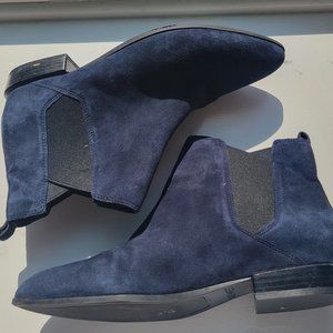 Nine West Womens Size 9 Navy Ankle/Chelsea Boots
